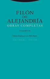 FILON DE ALEJANDRIA OBRAS COMPLETAS IV - 9788498796100